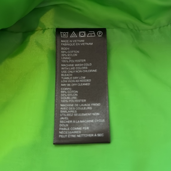 Urban Outfitters Lime Green Jacket Trench Coat in Size XS - Picture 4 of 5